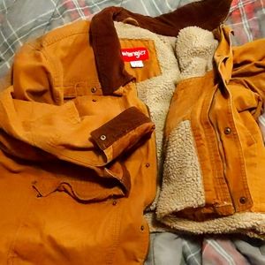 Men's 3X Wrangler Workwear Sherpa Lined Jacket